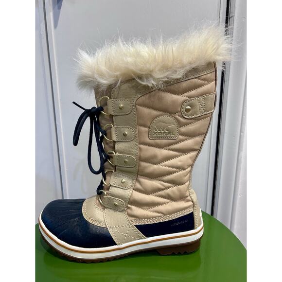 Sorel Tofino II Canvas Curry Fawn Women Tall Snow Boot Waterproof Size 7.5‎ - Picture 10 of 14